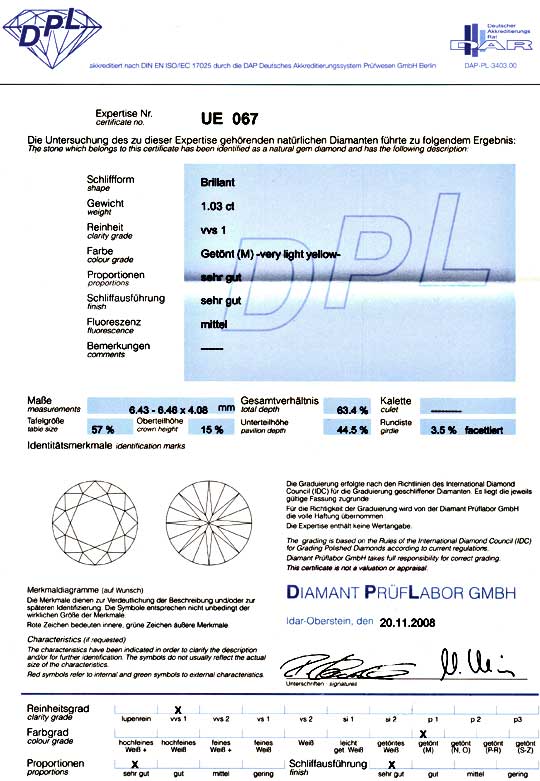 Foto 9 - Diamant 1,03Carat DPL fast Weiss fast Lupenrein Diamond, D5064