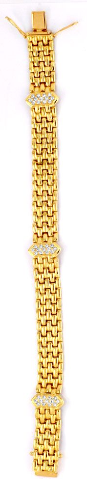 Foto 3 - Brillant-Armband Gelbgold 0,67ct Diamanten, S6336