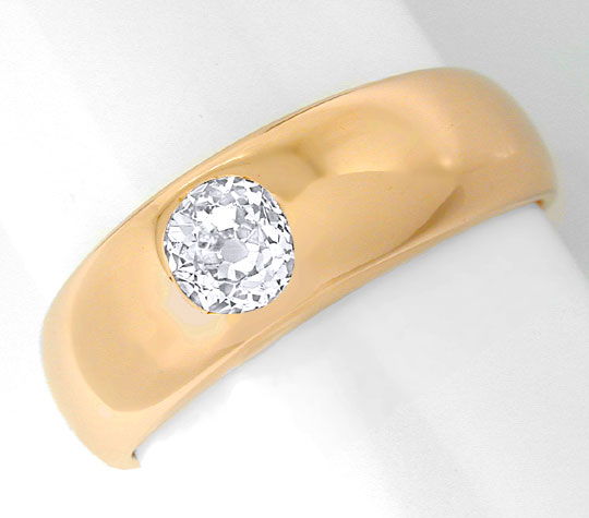 Foto 2 - Original antiker Diamant Band Ring Rotgold, S8927