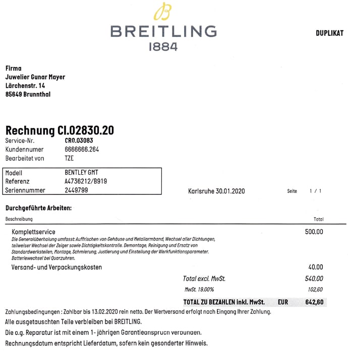 Foto 8 - Breitling Bentley GMT Special Edition Stahl Herrenuhr, U2612